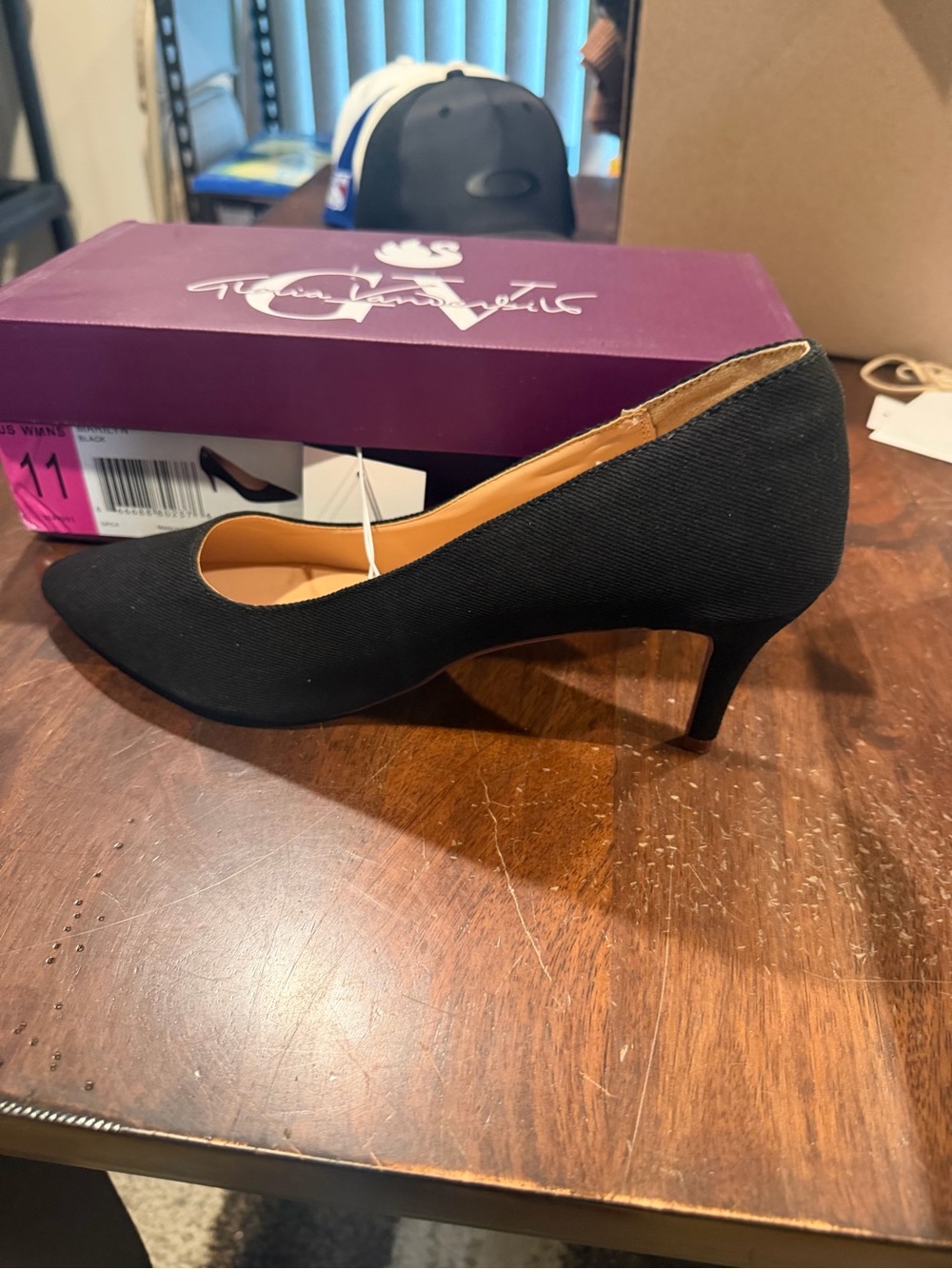 Gloria Vanderbilt Women’s Marilyn Pump Heel Shoes Black Size 11 M US